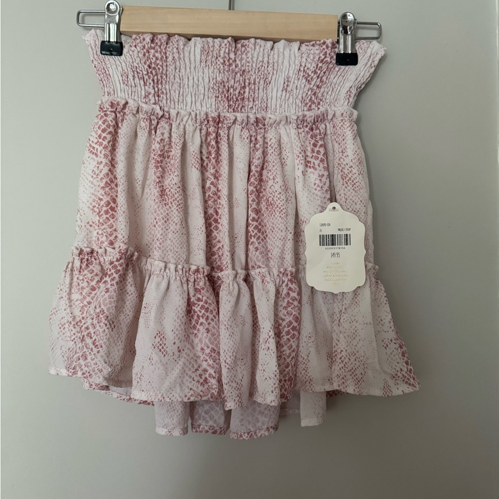 Pink Ruffled Women's Skirt